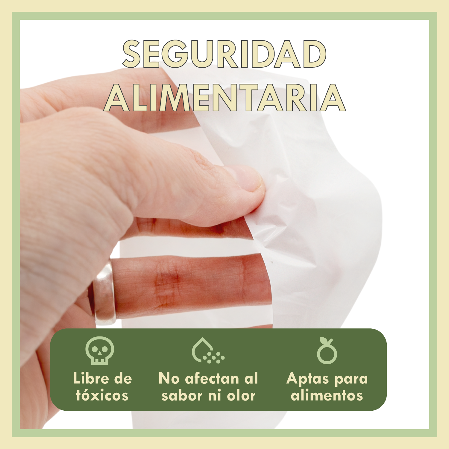 Bolsas de Plástico con Asas Translúcidas 200 Unidades para Frutería y Carnicería