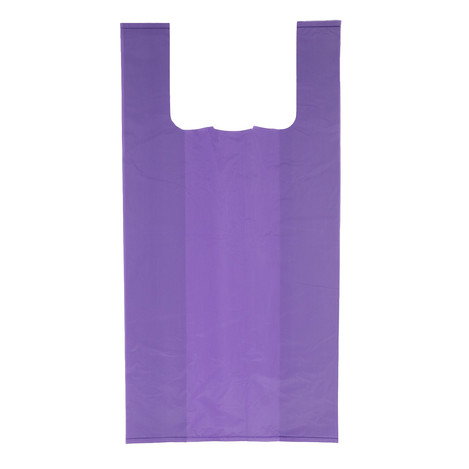 Bolsas de Plástico con Asas Tipo Camiseta Reutilizables 42x53 cm, Paquete de 1 kg, Resistentes, 70% Recicladas, Naranja, para Supermercado, Frutería y Comercio