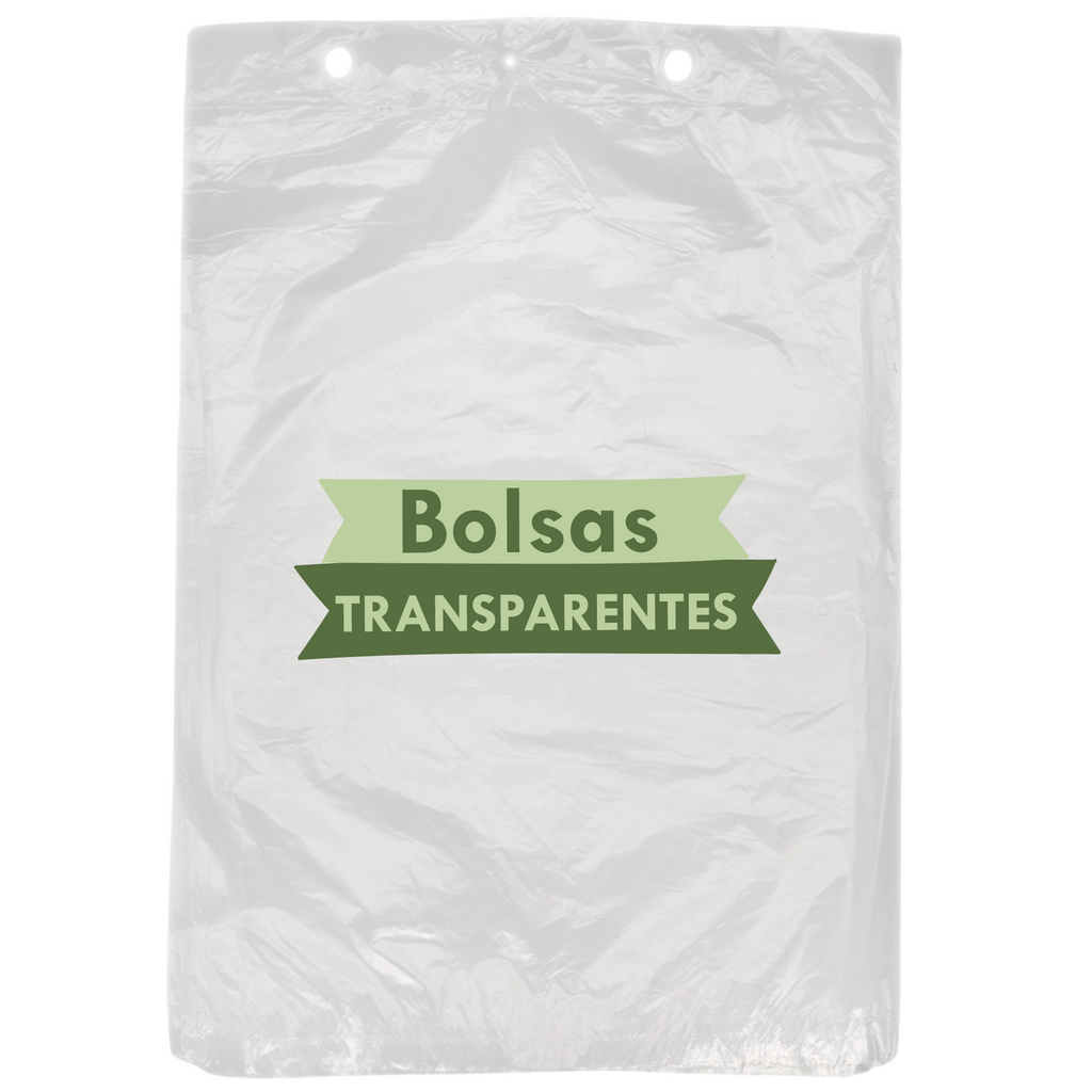 Bolsas de Plástico en Block | 25x30 cm | Translúcidas para Frutería, Carnicería y Uso Alimentario