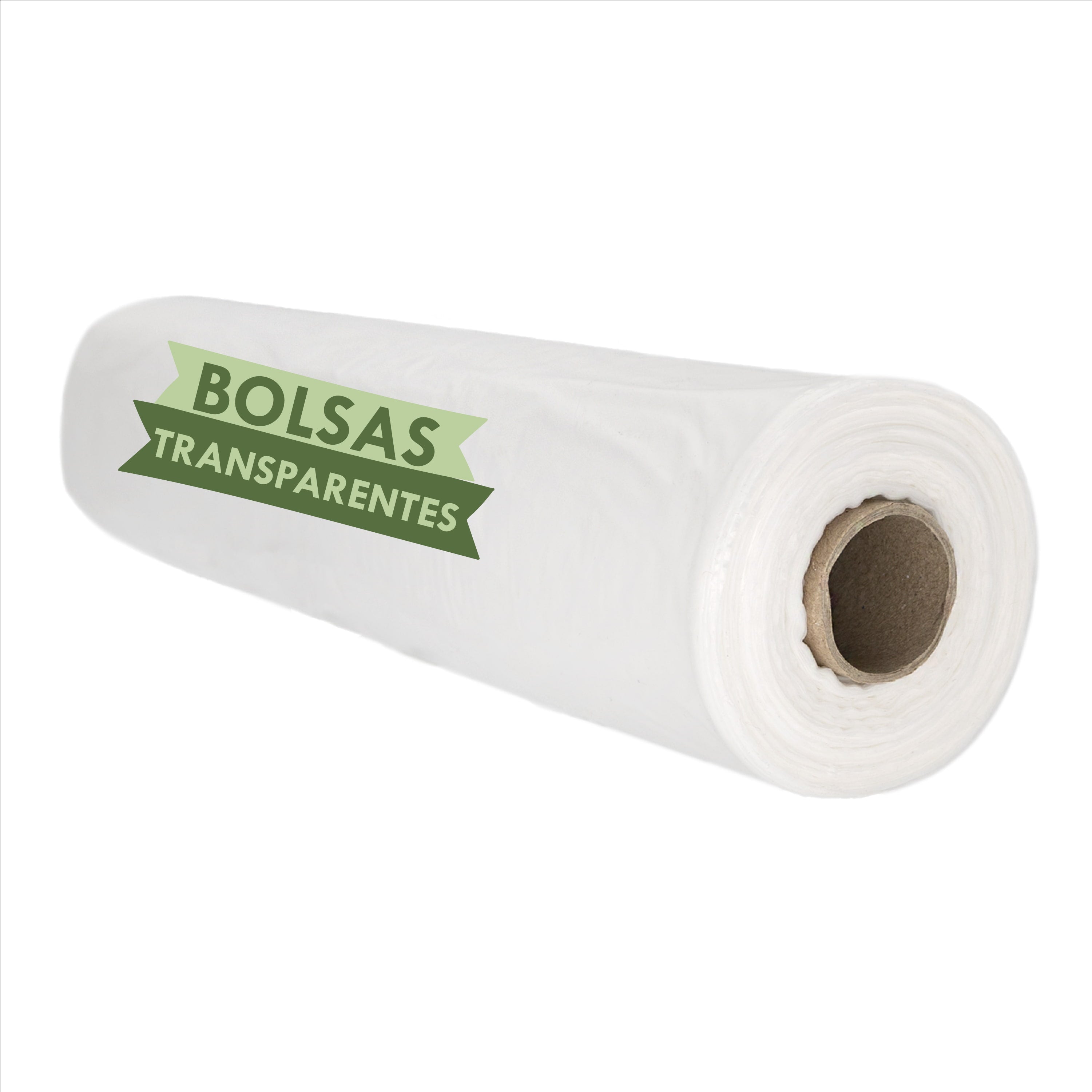 Zenic Bolsas de Plástico Transparentes en Rollo 30x40 cm, Paquete de 1 kg, Sin Asas, Uso Alimentario, Resistentes, para Supermercado, Frutería, Tienda y Hogar