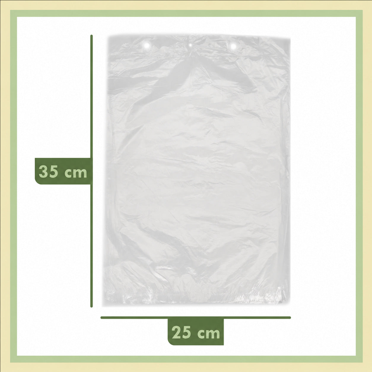 Bolsas Compostables sin Asa en Block de Plástico Vegetal | Tamaño 25x35 cm | Translúcidas Transparentes y Resistentes para Fruterías Carnicerías Pescaderías Mercadillos Alimentos y Congelación