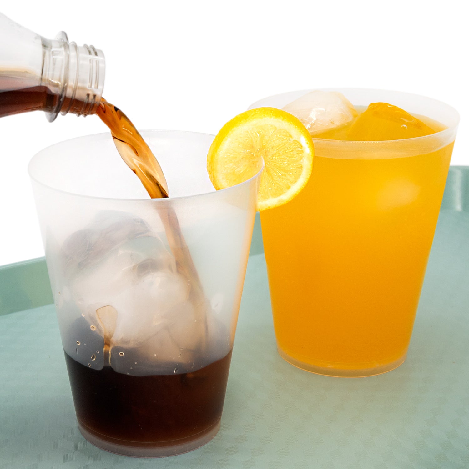 Vasos de Plástico Duro Reutilizables 480 ml, Aptos para Lavavajillas, Resistentes y Sin BPA, para Fiestas, Eventos y Cumpleaños