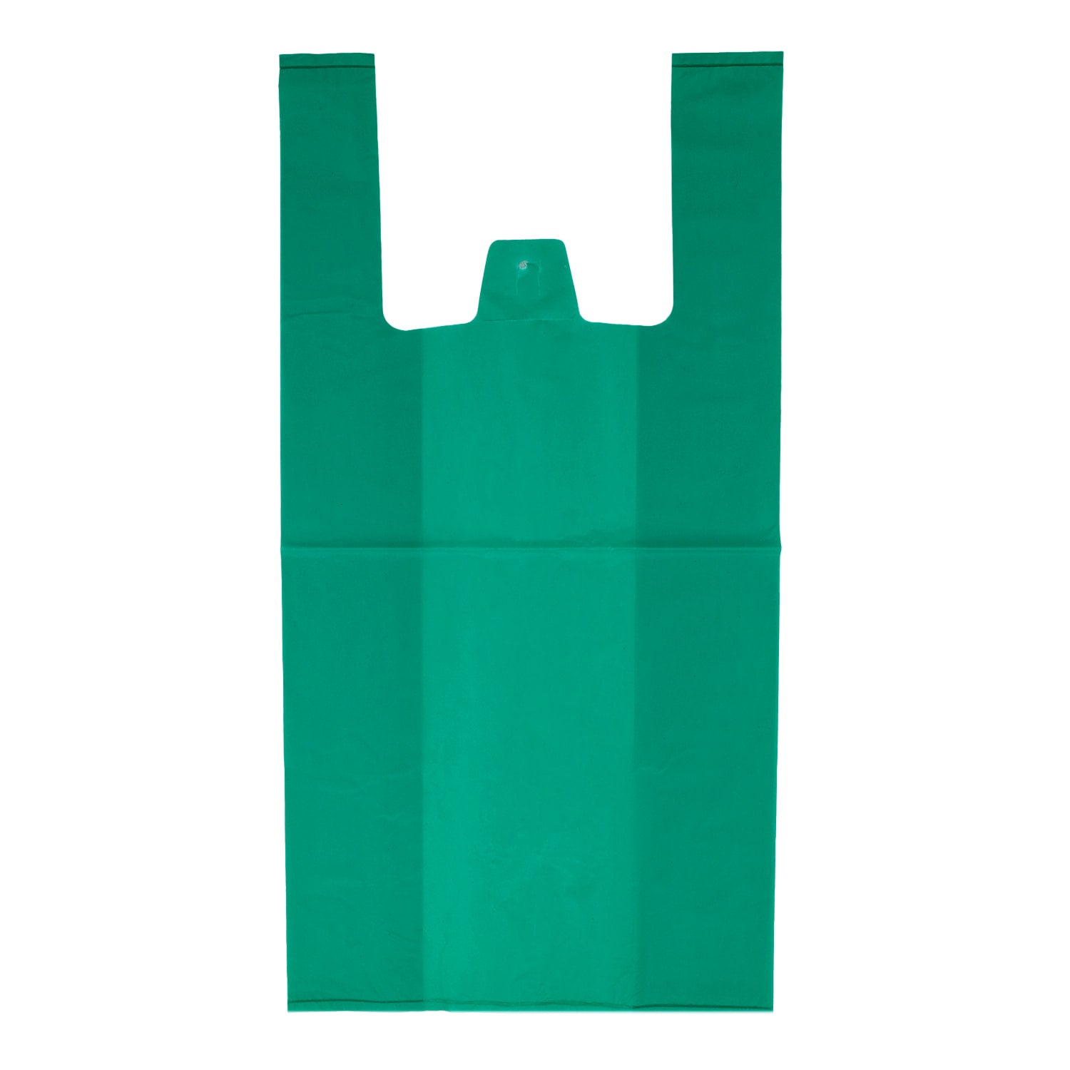 Bolsas de Plástico con Asas Tipo Camiseta Reutilizables 42x53 cm, Paquete de 1 kg, Resistentes, 70% Recicladas, Naranja, para Supermercado, Frutería y Comercio
