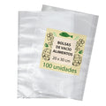 Bolsas de Vacío para Alimentos Gofradas 100 Unidades, Compatibles con Envasadora, Reutilizables y Resistentes, Aptas para Sous Vide, Congelador y Baja Temperatura